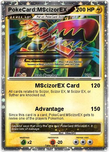 Pokemon PokeCard:MScizorEX