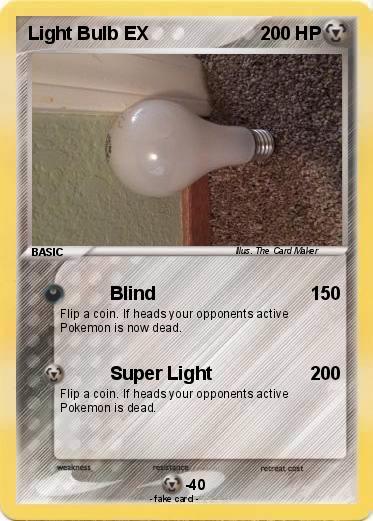 Pokemon Light Bulb EX