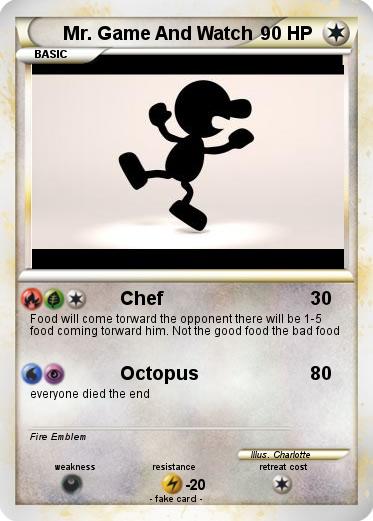 Pokemon Mr. Game And Watch