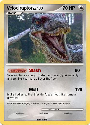 Pokemon Velociraptor