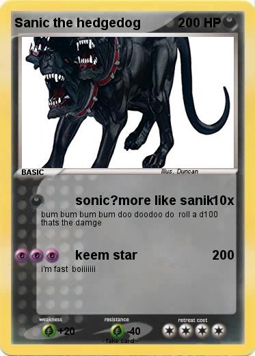 Pokemon Sanic the hedgedog