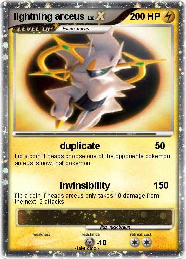 Pokemon lightning arceus