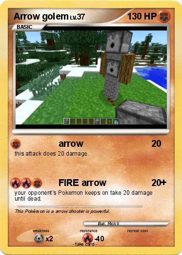 Pokemon Arrow golem