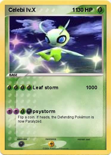 Pokemon Celebi lv.X                        11