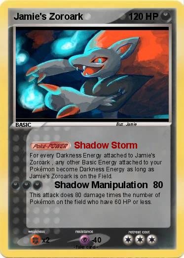 Pokemon Jamie's Zoroark Pokemon Jamie's Zoroark