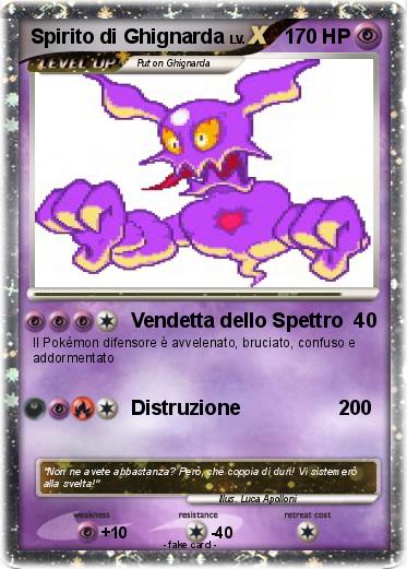 Pokemon Spirito di Ghignarda