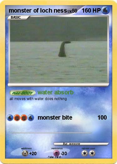 Pokemon monster of loch ness