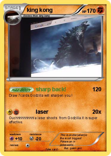 Pokemon king kong