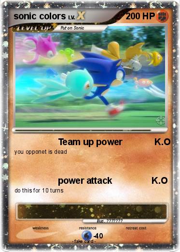 Pokemon sonic colors