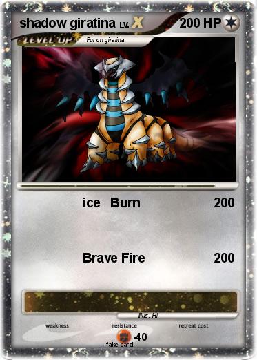 Pokemon shadow giratina