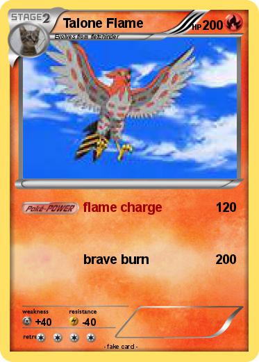 Pokemon Talone Flame