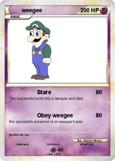 Pokemon weegee