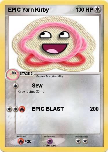 Pokemon EPIC Yarn Kirby