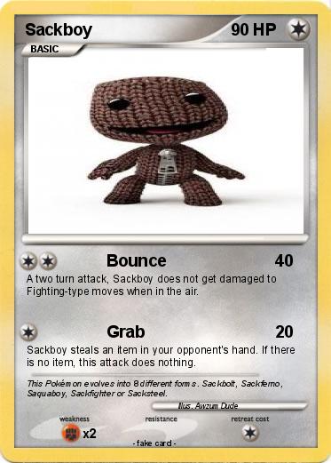 Pokemon Sackboy