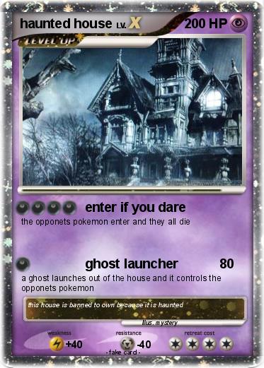 Pokemon haunted house