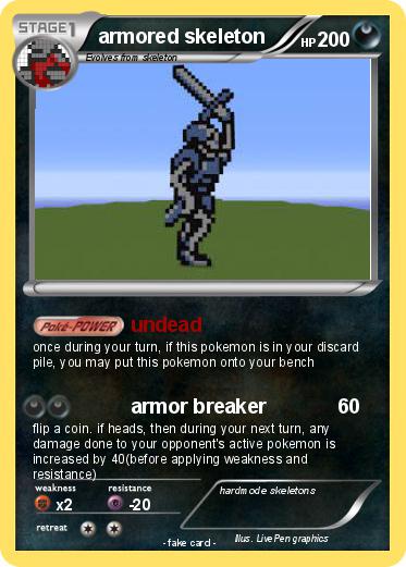 Pokemon armored skeleton