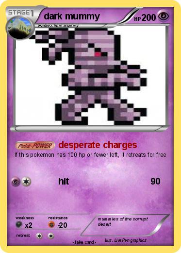 Pokemon dark mummy