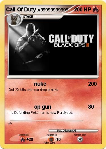 Pokemon Call Of Duty