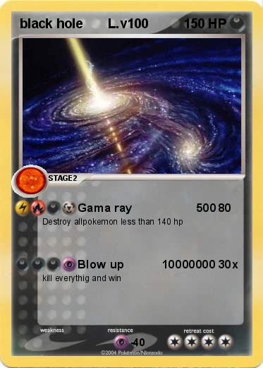 Pokemon black hole       L.v100
