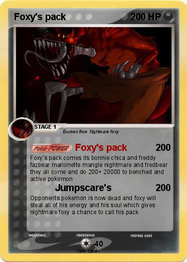 Pokemon Foxy's pack