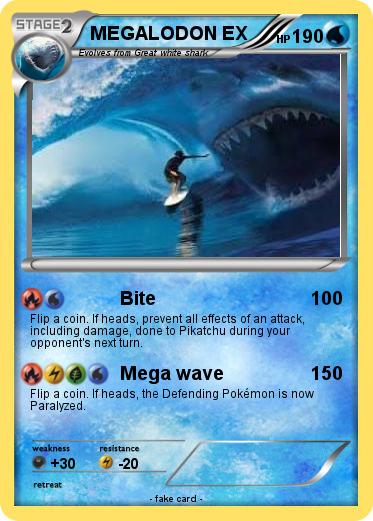 Pokemon MEGALODON EX