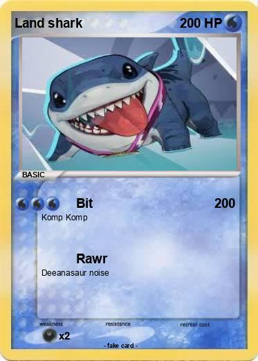 Pokemon Land shark