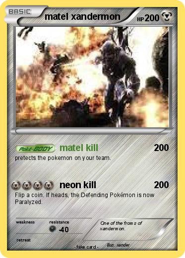 Pokemon matel xandermon