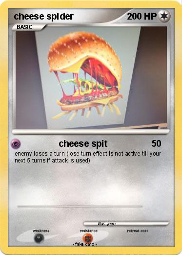 Pokemon cheese spider