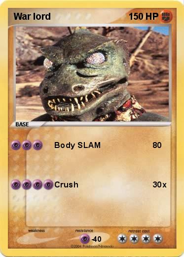 Pokemon War lord
