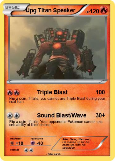 Pokemon Upg Titan Speaker