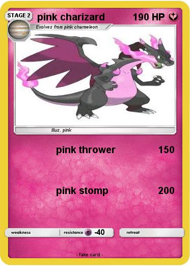 Pokemon pink charizard