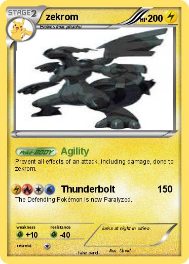 Pokemon zekrom