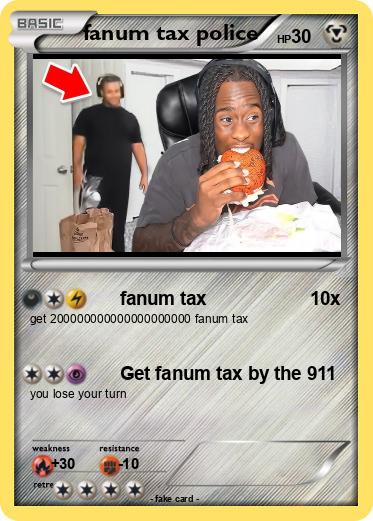 Pokemon fanum tax police