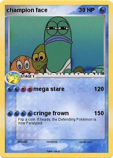 Pokemon champion face