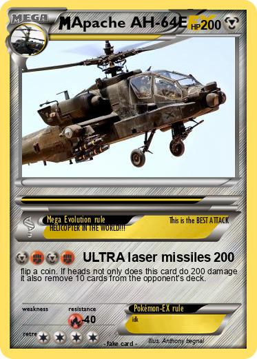 Pokemon Apache AH-64E