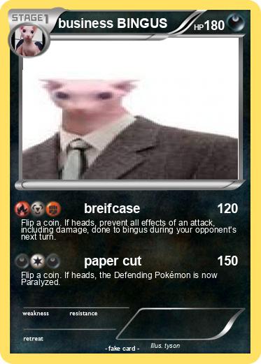 Pokemon business BINGUS