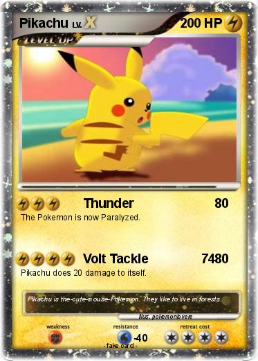 Pokemon Pikachu
