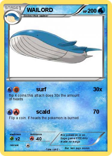 Pokemon WAILORD