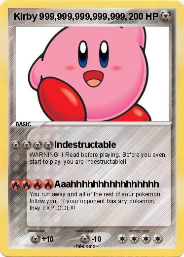 Pokemon Kirby 999,999,999,999,999,