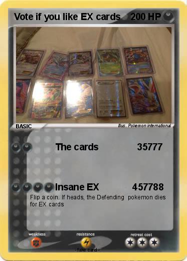 Pokemon Vote if you like EX cards Pokemon Vote if you like EX cards