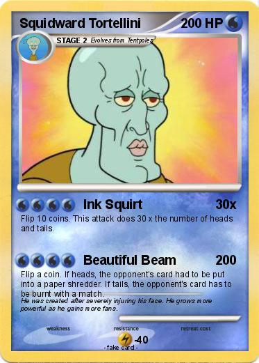 Pokemon Squidward Tortellini