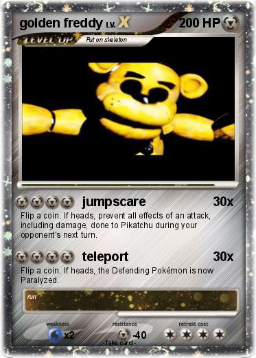 Pokemon golden freddy