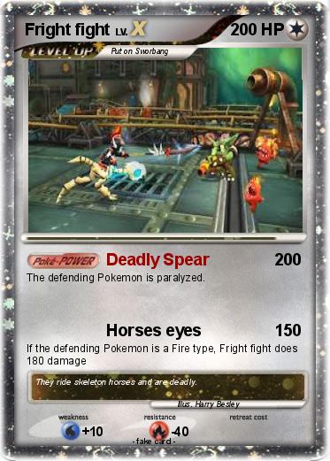 Pokemon Fright fight