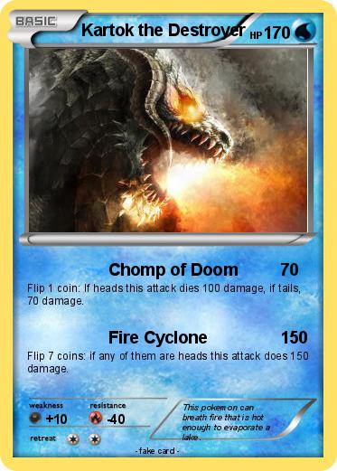 Pokemon Kartok the Destroyer