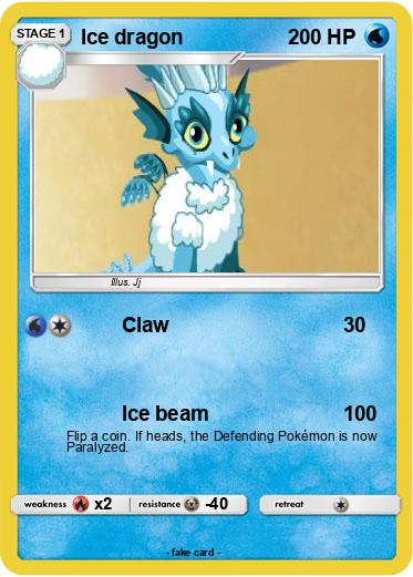 Pokemon Ice dragon
