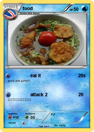 Pokemon food