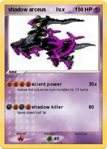 Pokemon shadow arceus       lv.x