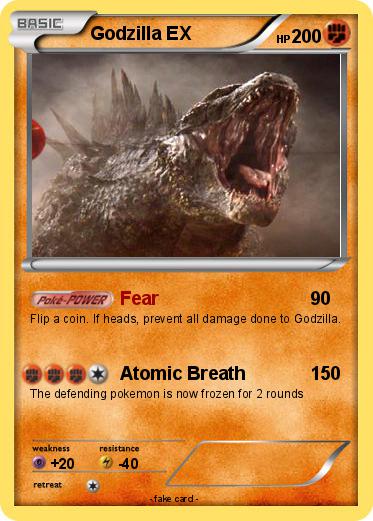 Pokemon Godzilla EX