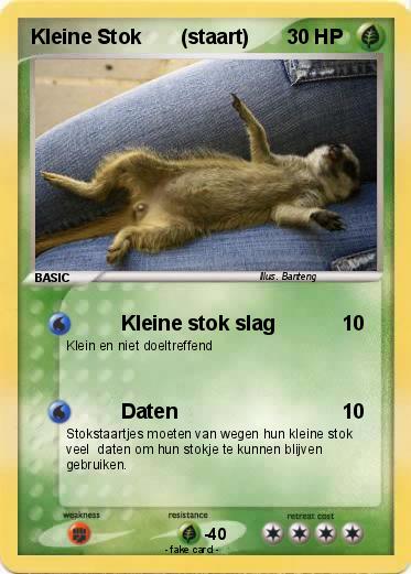 Pokemon Kleine Stok       (staart)