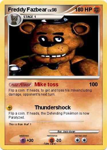 Pokemon Freddy Fazbear